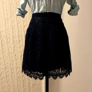 JCrew lace skirt